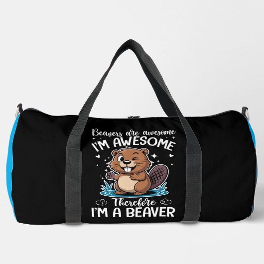 Biber sind großartig duffle bag (Vorderseite)