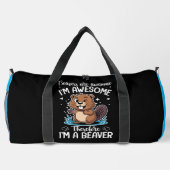 Biber sind großartig duffle bag (Rückseite)