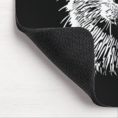 Biber-Sonnenbrille Mousepad (Ecke)
