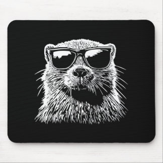 Biber-Sonnenbrille Mousepad