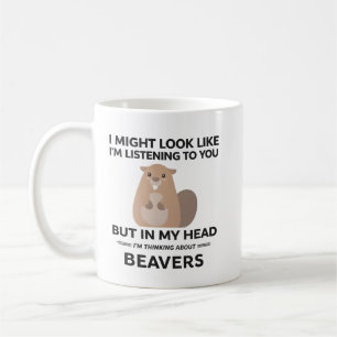 Biber-Tasse, Biber-Geschenke, Ich sehe vielleicht Kaffeetasse