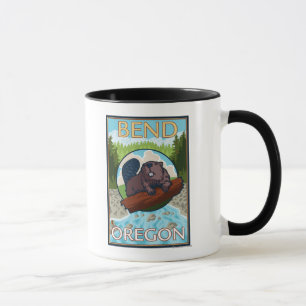Biber u. Flussbiegung, Oregon Tasse