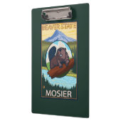 Biber u. Mt.-Haube - Mosier, Oregon Klemmbrett (Links)