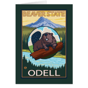 Biber u. Mt.-Haube - Odell, Oregon