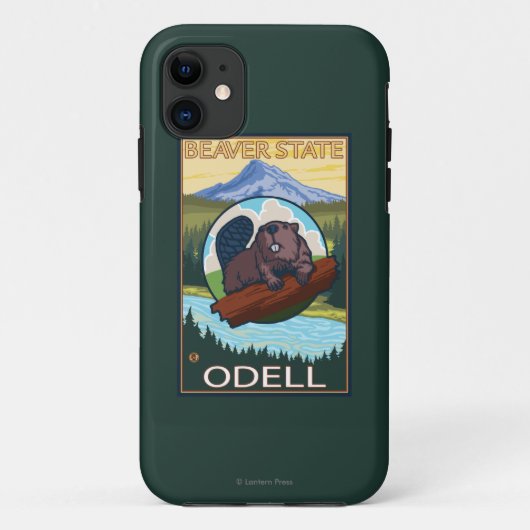 Biber u. Mt.-Haube - Odell, Oregon Case-Mate iPhone Hülle (Rückseite)