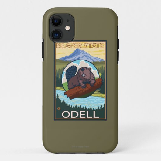 Biber u. Mt.-Haube - Odell, Oregon Case-Mate iPhone Hülle (Rückseite)