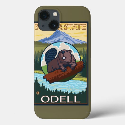 Biber u. Mt.-Haube - Odell, Oregon Case-Mate iPhone Hülle (Rückseite)
