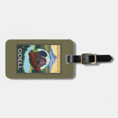 Biber u. Mt.-Haube - Odell, Oregon Gepäckanhänger (Vorderseite horizontal)