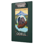 Biber u. Mt.-Haube - Odell, Oregon Klemmbrett (Links)