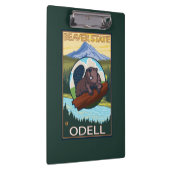 Biber u. Mt.-Haube - Odell, Oregon Klemmbrett (Rechts)