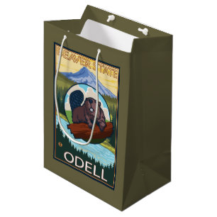 Biber u. Mt.-Haube - Odell, Oregon Mittlere Geschenktüte
