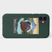 Biber u. Mt.-Haube - Welches, Oregon Case-Mate iPhone Hülle (Rückseite (Horizontal))