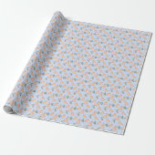 Biber und Vogel Geschenkpapier (Ungerollt)