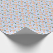 Biber und Vogel Geschenkpapier (Ecke)