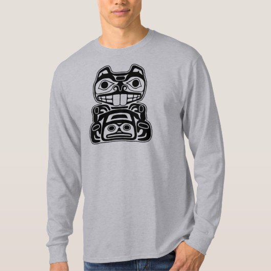 Biber-Ureinwohner-Entwurf T-Shirt (Vorderseite)
