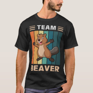 Biber Vintag Retro Biber Niedlicher Nagel Tee