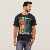 Biber Vintag Retro Biber Niedlicher Nagel Tee (Vorne ganz)