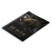 Biber Wald Bäche Wildtiere TIER Notizblock (Linke Seite)