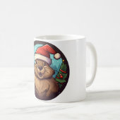 Biber Weihnachten Kaffeetasse (VorderseiteRechts)