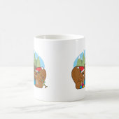 Biber-Weihnachten Kaffeetasse (Mittel)