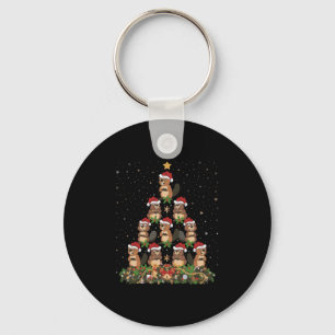 Biber Weihnachtsbaum Geschenk Weihnachtsbiber Schlüsselanhänger