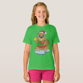 Biber Weihnachtscreme T-Shirt (Vorne ganz)