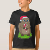 Biber Weihnachtscreme T-Shirt (Vorderseite)