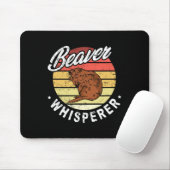 Biber Whisperer Biber Jäger Mousepad (Mit Mouse)