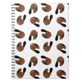 Biber-Wurf-Notizbuch Notizblock (Vorderseite)