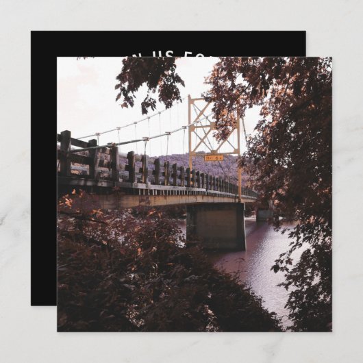 Biberbrücke Einladung (Vorne/Hinten)