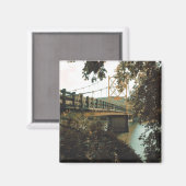 Biberbrücke in Eureka-Quellen Magnet (Vorderseite/Rückseite)