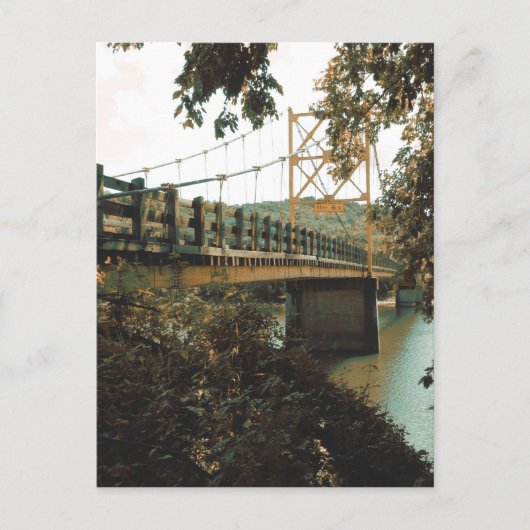 Biberbrücke in Eureka-Quellen Postkarte (Vorderseite)