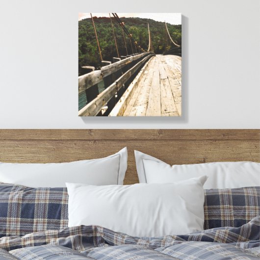 Biberbrücke Leinwanddruck (Insitu (Schlafzimmer))