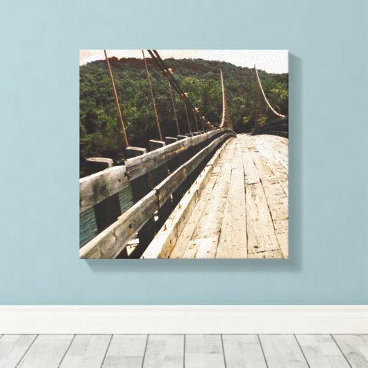 Biberbrücke Leinwanddruck (Insitu (Holzboden))