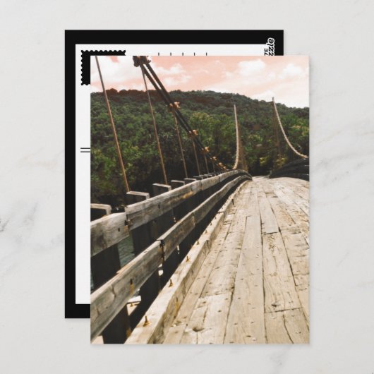 Biberbrücke Postkarte (Vorne/Hinten)