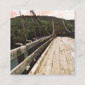 Biberbrücke Quadratische Visitenkarte (Vorderseite)