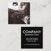 Biberbrücke Quadratische Visitenkarte (Vorne/Hinten)