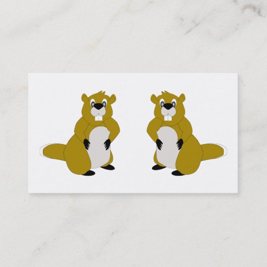 Biberdesign Visitenkarte (Rückseite)