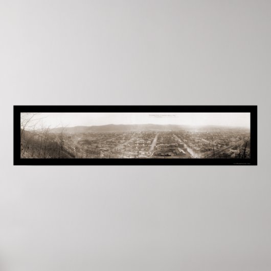 Biberfälle, PA-Foto 1909 Poster (Vorne)