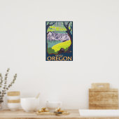 Biberfamilie - Odell, Oregon Poster (Küche)