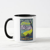 Biberfamilie - Odell, Oregon Tasse (Links)