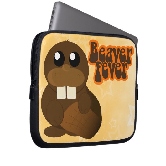 Biberfieber Laptopschutzhülle (Vorne Rechts)