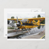 Biberfloat Flugzeug, Lake Hood, Alaska, USA Postkarte (Vorne/Hinten)