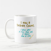 Biberführer-Türkis Kaffeetasse (Links)