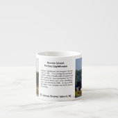 Biberinsel Hafen Leuchtturm Espresso Tasse (Vorderseite)