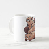 Bibermagie Kaffeetasse (Vorderseite Links)