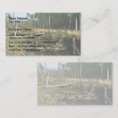 Biberstaub Visitenkarte (Vorne/Hinten)