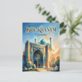 Bibi-Chanum-Moschee Usbekistan Postkarte (Stehend Vorderseite)