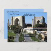 Bibi Khanym Moschee in Samarkand in Usbekistan Postkarte (Vorne/Hinten)