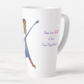 'Bibi' - Niemals die Latte-Tasse verlieren Milchtasse (Rechte Ecke)